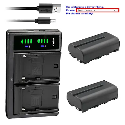 Kastar Battery LTD2 Charger For GTX STUDIO 480 LED Lume Cube Cordless Ring Light • $30.99