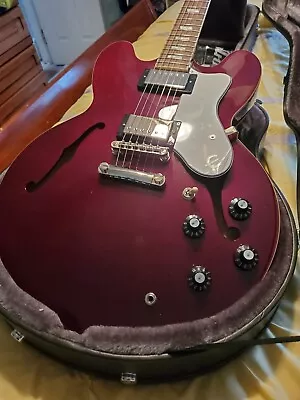 Epiphone Noel Gallagher Riviera / Dark Wine Red  Excellent Condition  • $899