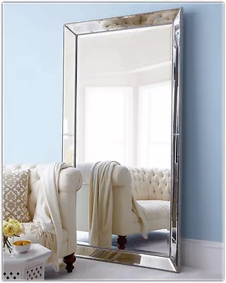 LARGE WALL MIRROR-ART DECO-bedroom Metro Dressing Leaning • $303.99