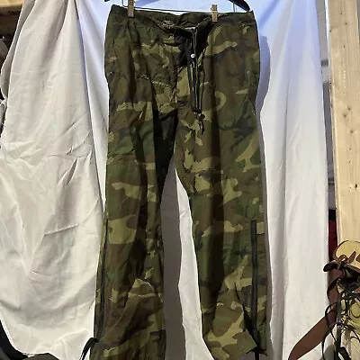Military Cold/wet Weather Trouser Woodland Bdu Gore-tex Pants Medium/regular • $29.99