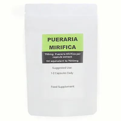 Pueraria Mirifica 7000mg Capsules High Strength Breast Enlargement Vegan • £5.99