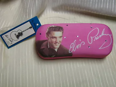 Elvis Presley Pink Sunglasses Glasses Hard Case Licensed NWT • $6.99