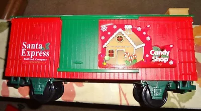 Scientific Toys Eztec G Gauge Santa Express Holiday Boxcar (used)  Sale • $5