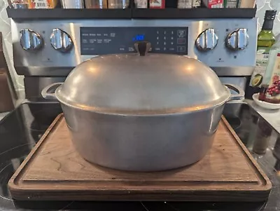 Majestic Cookware Cast Aluminium Oven Roaster W Lid 12x9x5 • $20.99