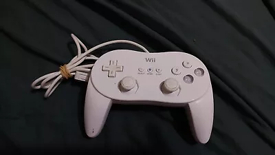Genuine Nintendo Wii White Classic Controller Pro Remote Professional • $30