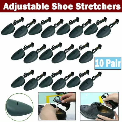 10 Pairs Practical Plastic Mens Ladies Shoe Stretcher Tree Boots Sneakers Shaper • $22.99
