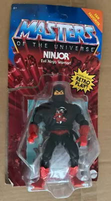 MASTERS OF THE UNIVERSE ORIGINS FIGURINE NINJOR  14cm DMG BX • $22.99