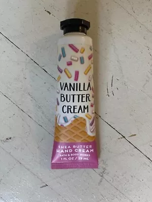 Bath & Body Works Vanilla Buttercream Shea Butter Hand Cream 1 Oz. NEW • $9.99