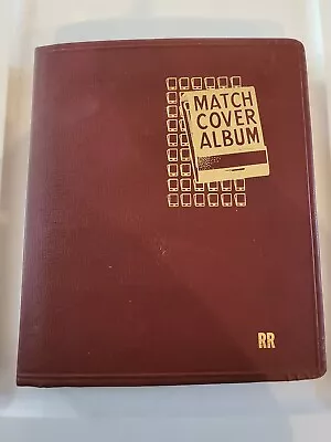 Vintage  Beachcraft Match Book Cover Album With 359 Match Covers 1950's -1960's • $225