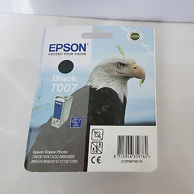 £19.95 • Buy Genuine Epson T007 Ink Jet Printer Cartridge, Black