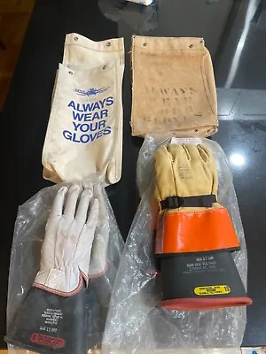 High Voltage Electrical Gloves • $300