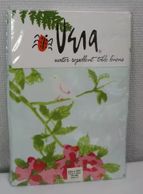 VERA Neumann Water Repellent Table Linens 52x70 Oblong Table Cloth NIP Floral • $19.95