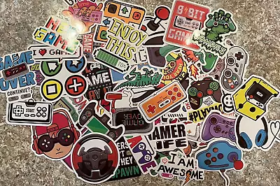 Gamer Video Games Stickers Lot Of 50 • $4.65