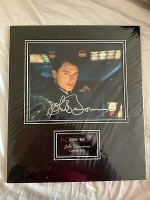 £20 • Buy John Barrowman Dr Who Signed 10 X 8 Inch Photo Double Mounted With Plaque