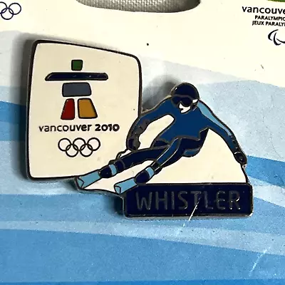 Vancouver Winter Olympics Pin 2010 Skiing Whistler Badge Sports Games • $12.99