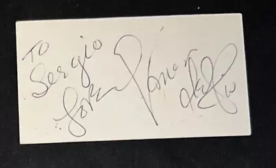 VANESSA DEL RIO Hand Signed Autographed Cut • $220