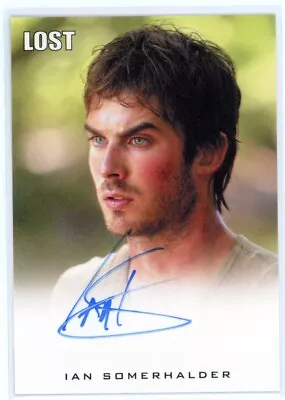 2010 Rittenhouse ABC Lost Ian Somerhalder As Boone Carlyle Autographed Card NM • $50