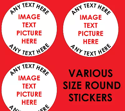 £2.65 • Buy Personalised Business Name Stickers Thank You Seals Your Logo Labels Address X
