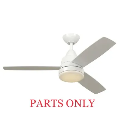 PARTS ONLY Hampton Bay Caprice 52  Integrated LED Indoor Matte White Ceiling Fan • $3.99