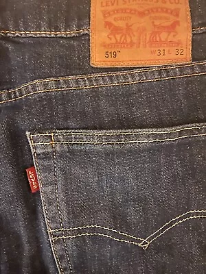 £15.99 • Buy Levi’s 519 Mens Jeans W31 L32 Skinny Fit Blue