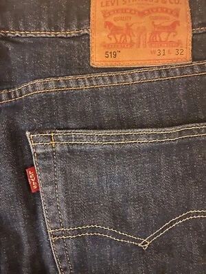 £15.99 • Buy Levi’s 519 Mens Jeans W31 L32 Skinny Fit Blue