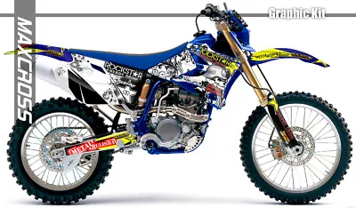 Yamaha Wr250f Wr450f Yz250f Yz450f 2003-2006 Maxcross Graphics Full Kit Mr1 • $144.46