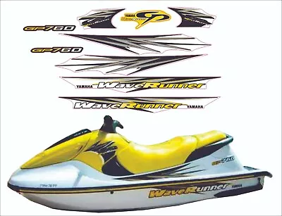 YAMAHA WAVERUNNER GP 760 1997 Graphics / Decal / Sticker Kit • $95