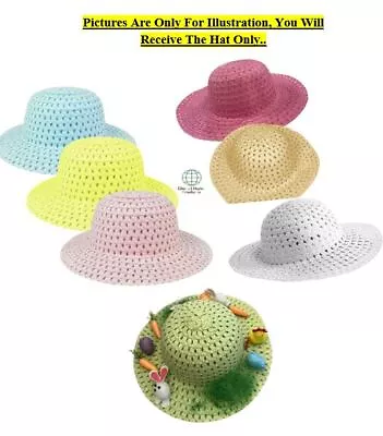 Easter Bonnet Boys Girls Summer Hat Art Craft Kids School Parade Decor Chick Egg • £3.29