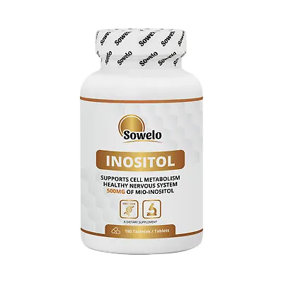 SOWELO INOSITOL MYO-INOSITOL 500mg TABLETS • £19.19