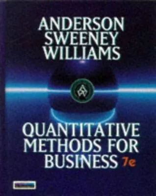 Quantitative Methods For Business Hardcover • $9.28