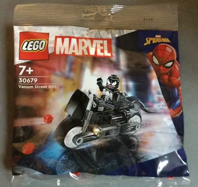 LEGO Marvel Spider-Man Set 30679 Venom Street Bike Poly Bag Mini-Figure New • £6.95