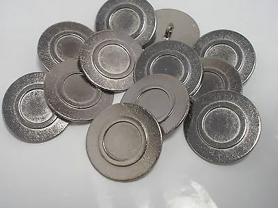  New Lots Of Dark Nickel Silver Metal Buttons 5/8 11/16 13/16 7/81 Inch S8 • $3.99