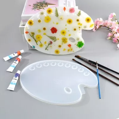 Silicone Slices Makeup Mold Art Pigment Plate Polish Holder • $10.64