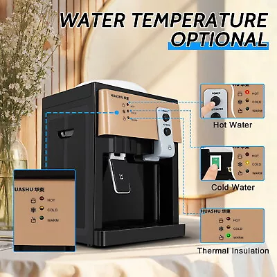 5 Gallon Top Loading Fit Home Office Desktop Hot & Cold Water Cooler Dispenser • $45.12