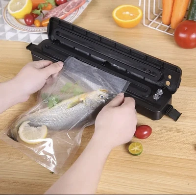 $15.30 • Buy Suction 220V/110V Vacuum Food Sealer Packaging Machine + Free 10pcs Vaccum Bags