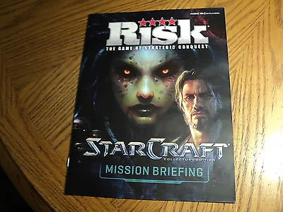 $6.99 • Buy Risk StarCraft Collector Edition Game Strategic Conquest  Mission Briefing Only