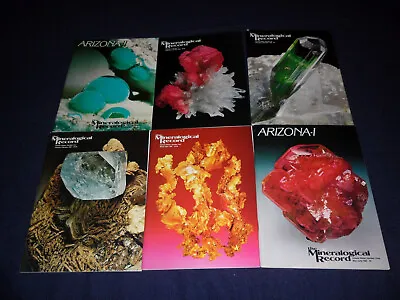 Mineralogical Record Magazine 1980 - All 6 Issues - Unread Condition • $60