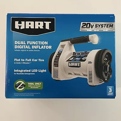 Hart Dual Function Digital Inflator 20v System Tool Only New In Box • $53.88