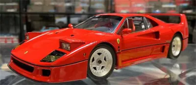 For KYOSHO For F40 For Ferrari Car Red 1:18 Truck Pre-built Model • £634.38