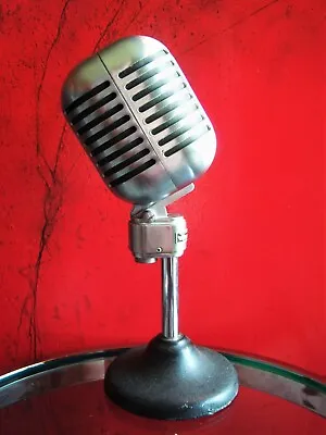 £923.96 • Buy Vintage RARE 1940's Turner 101A Ribbon / Dynamic Microphone W Stand RCA Shure 55