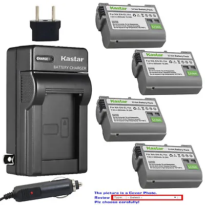 Kastar Battery AC Charger For Nikon EN-EL15 EN-EL15a Nikon D7000 DSLR Camera • $6.99