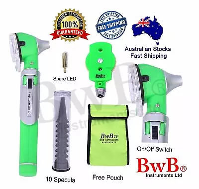 BWB LED F.O Otoscope Ophthalmoscope Opthalmoscope ENT Diagnostic Examination Set • $49.99