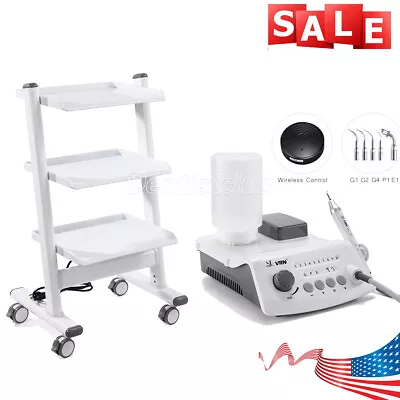 VRN Dental LED Ultrasonic Scaler A8 PH-1 Handpiece /Medical Trolley Tool Cart • $313.74