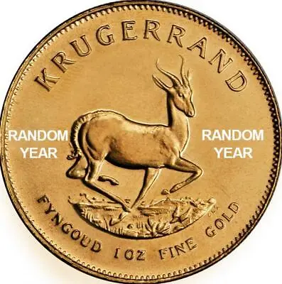 1 Oz Gold South Africa Krugerrand - Random Year Gold Coin #A332 • $2382.24