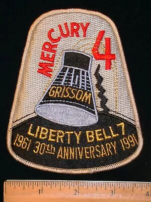 Embroidered Patch Mercury 4 Grissom Liberty Bell NASA Astronauts Anniversary New • $4.99