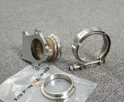 Turbo T25 GT25/GT28 Dump Pipe 8 Bolt Flange To 3 Inch V-BAND Conversion Adaptor • $67.99