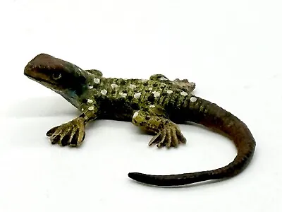 Vienna Austria Beautiful LIZARD Cold Painted Bronze Miniature Franz Bergmann? • $79.20