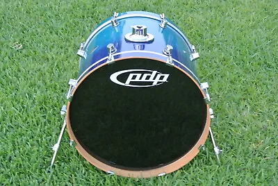 GO DOUBLE! PDP By DW LX SERIES ROYAL FADE 22  BASS DRUM For YOUR DRUM SET! M902 • $247.45