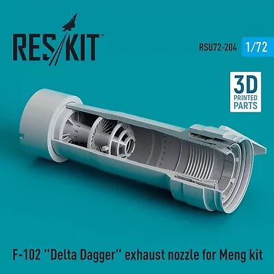 F-102  Delta Dagger  Exhaust Nozzle For Meng Kit Scale 1:72 ResKit RSU72-0204 • $12.66