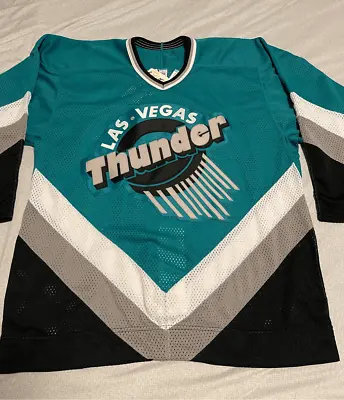 Las Vegas Thunder Size 48 IHL Bauer ProWear Embroidered Patch Men Hockey Jersey • $300